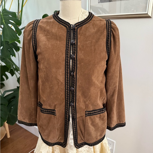 YVES SAINT LAURENT 70s Suede Jacket - Picture 1 of 16